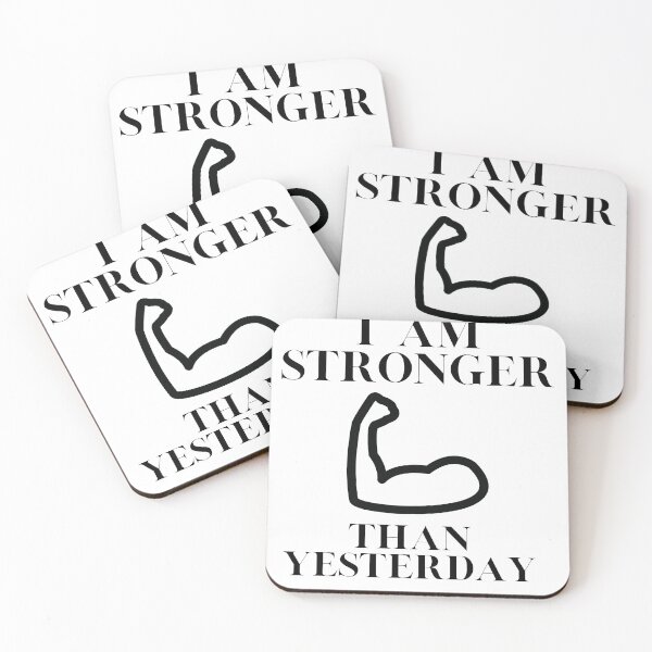 Item preview, Copy of I am stronger than yesterday designed and sold by Live  Today.