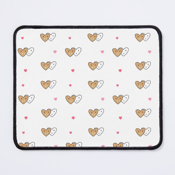 Item preview, Milka and Mocha Hearts Pattern designed and sold by Life Is Beautiful.