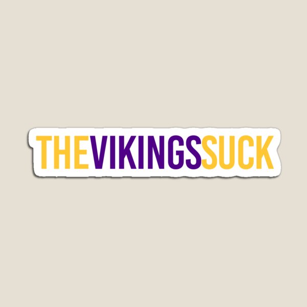 Minnesota Vikings SKOL Kings of the North & Viking Logo Type NFL Die-cut  MAGNET |