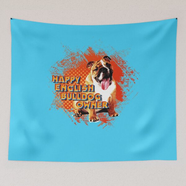 Item preview, Happy English bulldog owner | dog | pet designed and sold by Svinil.
