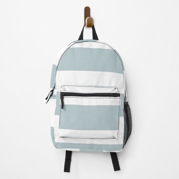Item preview, Pastel Blue and White Line - Stripe Pattern Pairs 2022 Popular Colour Restful Retreat 0497 designed and sold by ColorOfTheYears.