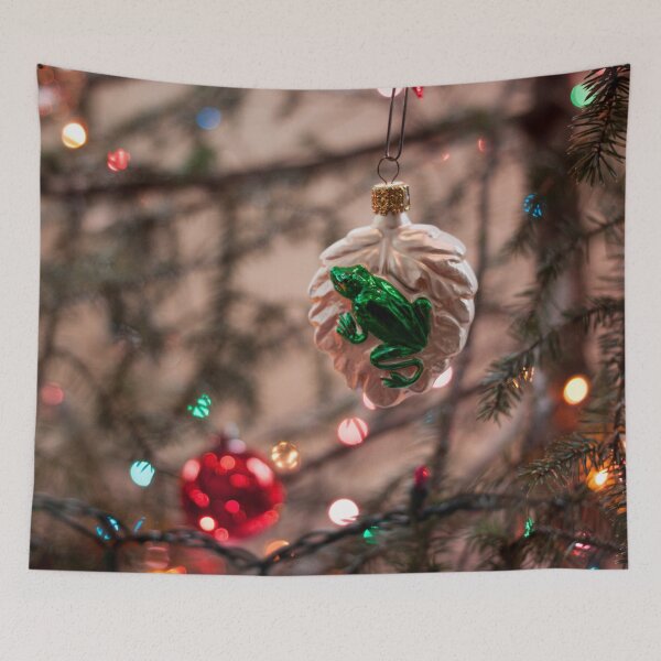 Item preview, Frog Ornament Photography Print designed and sold by griffingphoto.