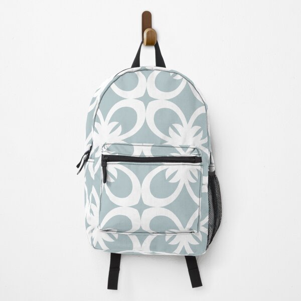 Item preview, Pastel Blue and White Minimal Floral Flower Pattern Pairs 2022 Popular Colour Restful Retreat 0497 designed and sold by ColorOfTheYears.