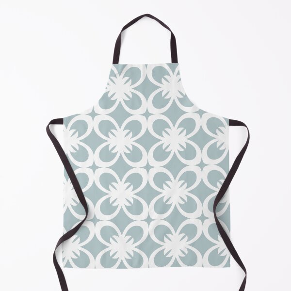Item preview, Pastel Blue and White Minimal Floral Flower Pattern Pairs 2022 Popular Colour Restful Retreat 0497 designed and sold by ColorOfTheYears.