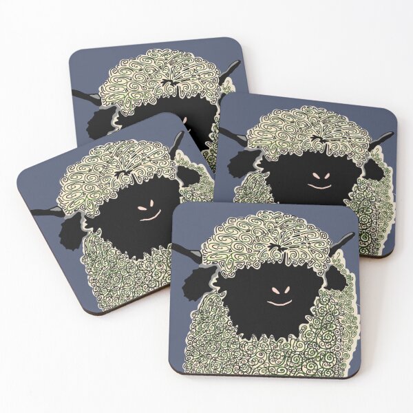 Item preview, Valais curly sheep designed and sold by biffybobcat.