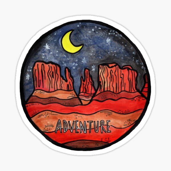Desert Adventure Sticker