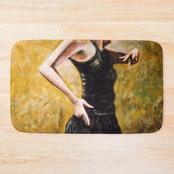 Item preview, SPANISH FLAMENSO DANCER IN BLACK designed and sold by Mackenzie Moulton International Artist .