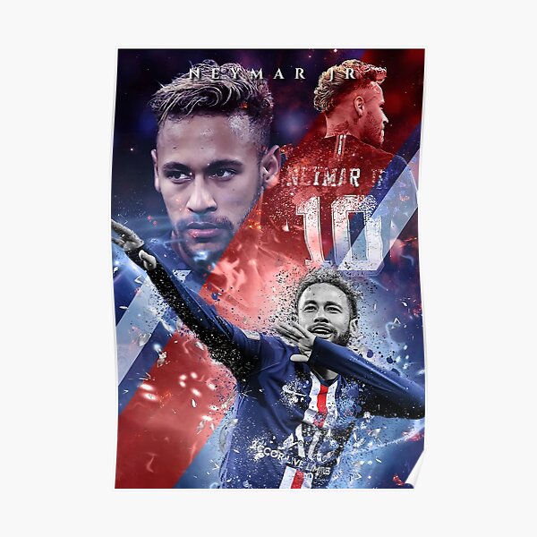 Feiern Sie Neymar Poster