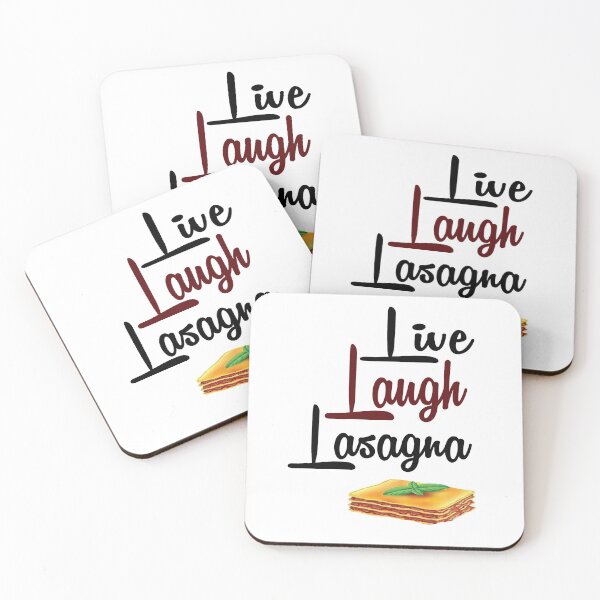 Item preview, LIVE LAUGH LASAGNA designed and sold by ikrame-shop.