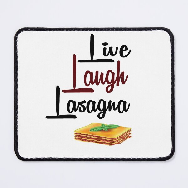 Item preview, LIVE LAUGH LASAGNA designed and sold by ikrame-shop.