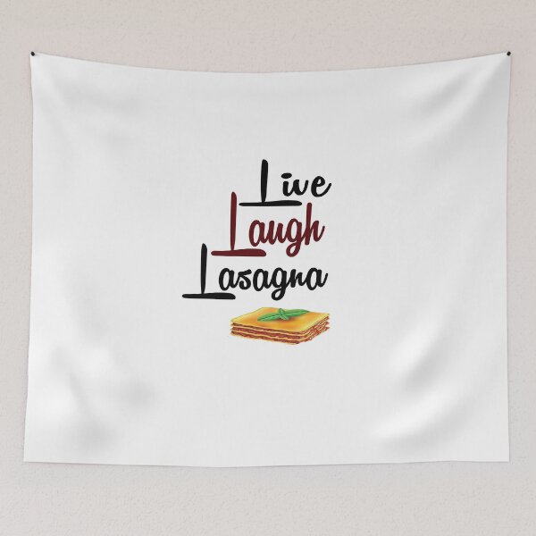 Item preview, LIVE LAUGH LASAGNA designed and sold by ikrame-shop.