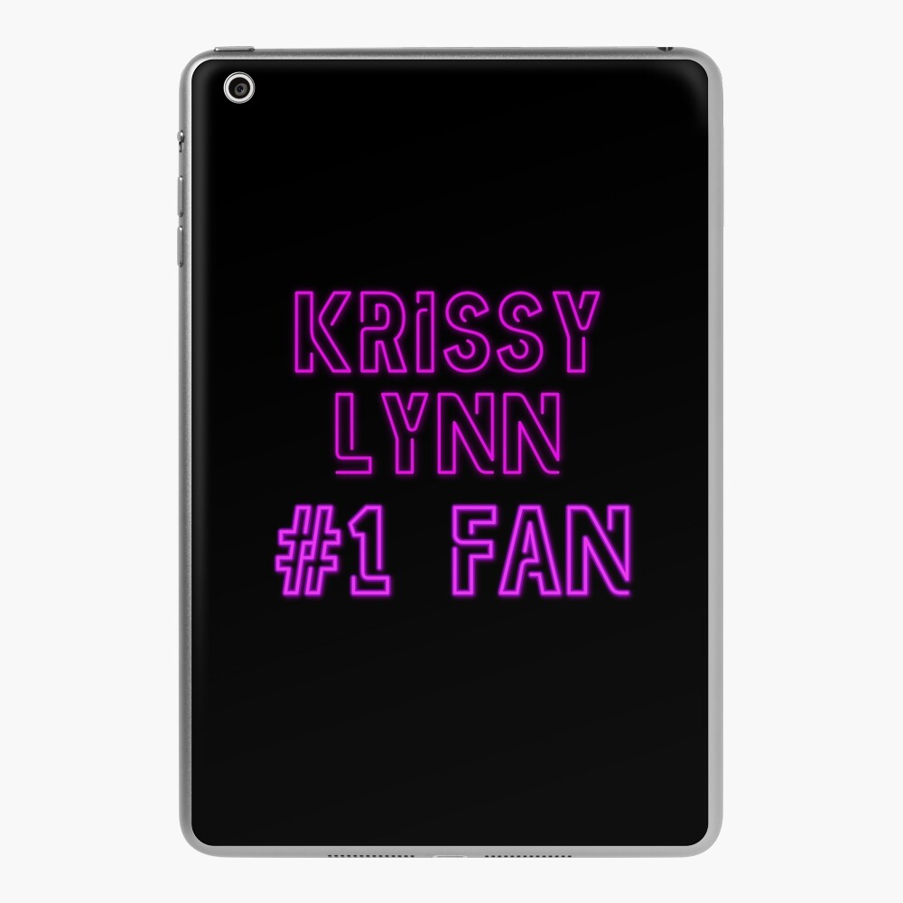 Krissy Lynn 1 fan iPad Case & Skin by 2Girls1Shirt | Redbubble