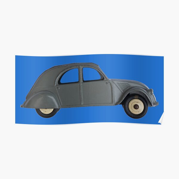 Voiture de jouet Citroen 2CV Poster