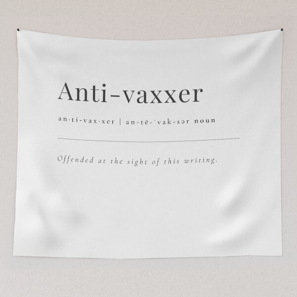 Item preview, Anti-vaxxer - OFFENDED at the sight of this writing designed and sold by rgsblo.