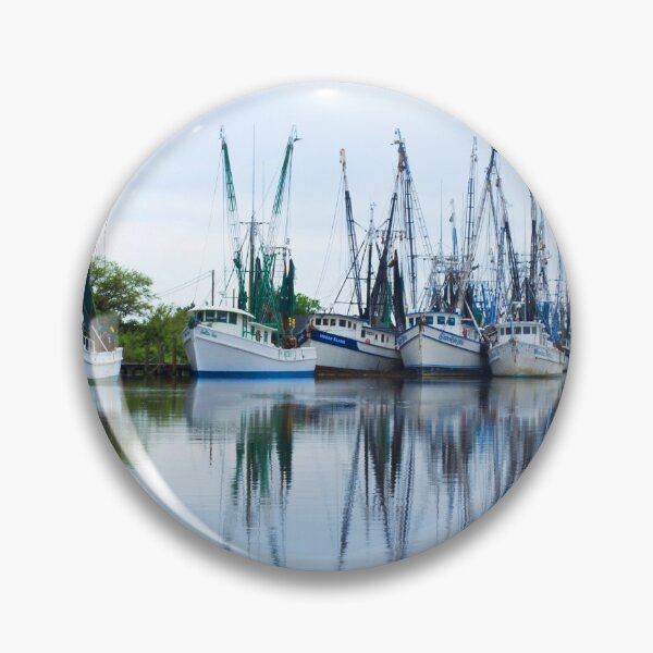 Item preview, Shrimp boats in Darien, Georgia designed and sold by lovgeorgia.
