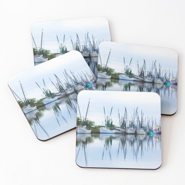 Item preview, Shrimp boats in Darien, Georgia designed and sold by lovgeorgia.