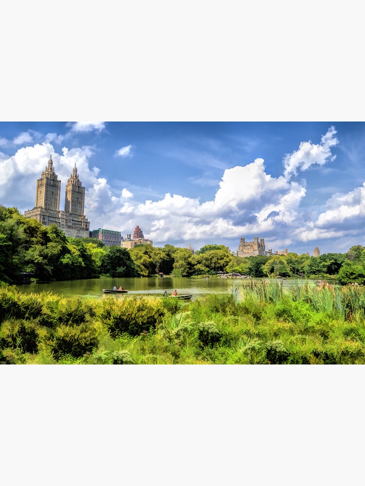 New York City Central Park Bethesda Fountain Blossoms by Christopher Arndt