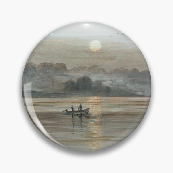 Item preview, RIVER EXE DEVON, EARLY MORNING FISHING designed and sold by Mackenzie Moulton International Artist .