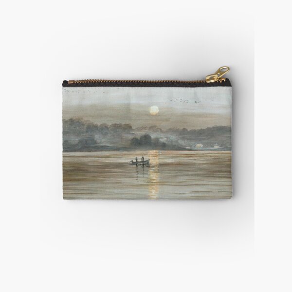 Item preview, RIVER EXE DEVON, EARLY MORNING FISHING designed and sold by Mackenzie Moulton International Artist .