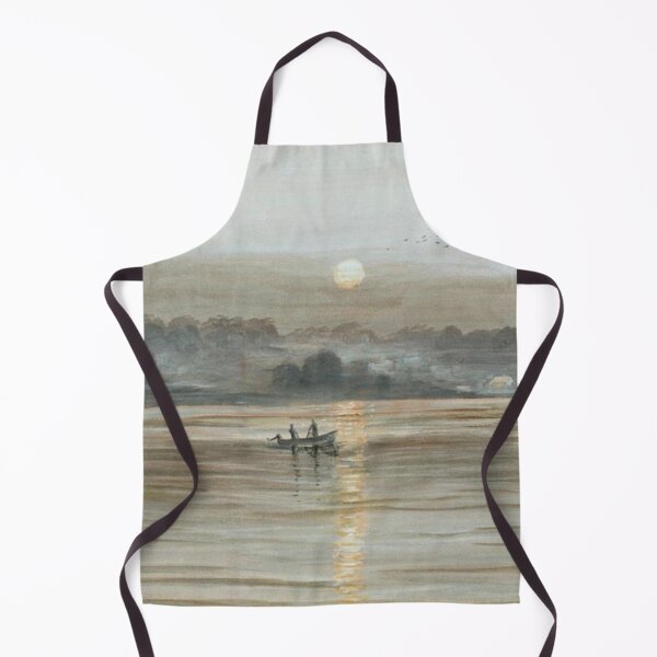 Item preview, RIVER EXE DEVON, EARLY MORNING FISHING designed and sold by Mackenzie Moulton International Artist .