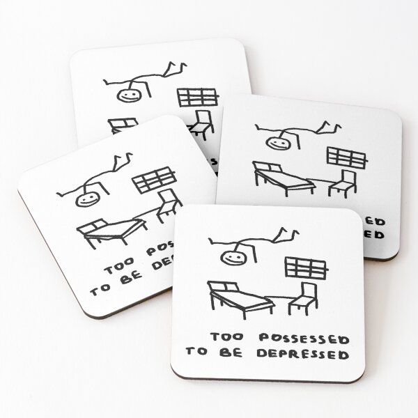 Item preview, Too Possessed To Be Depressed designed and sold by 4naans.