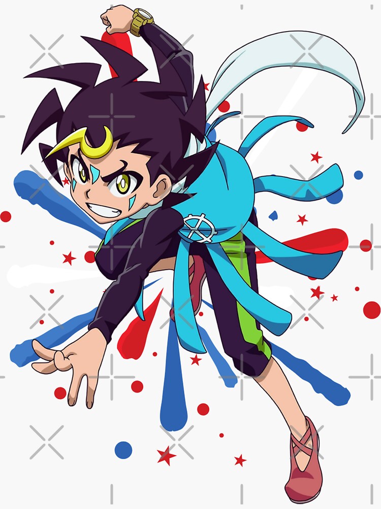 Valt Aoi Beyblade Burst QuadStrike  Sticker for Sale by