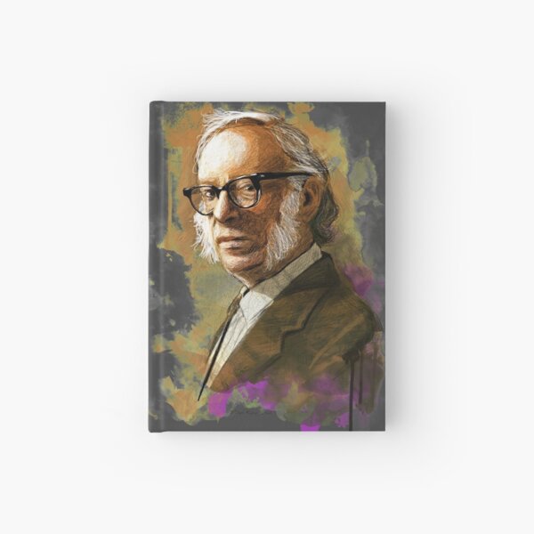 Isaac Asimov Portrait Hardcover Journal