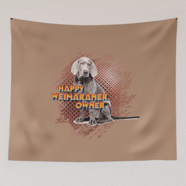 Item preview, Happy Weimaraner owner | dog | pet designed and sold by Svinil.