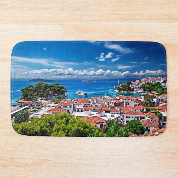 Item preview, The old port of Skiathos designed and sold by Hercules Milas.