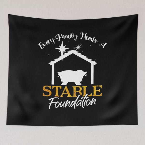 Item preview, Every Family Stable Foundation Christian Jesus Christmas designed and sold by Dressed For  Duty.