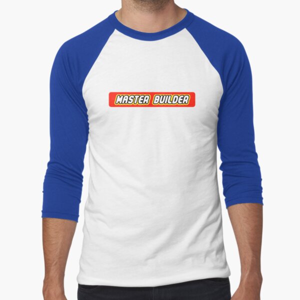 Master Builder Graphic for Expert Builders Baseball ¾ Sleeve T-Shirt