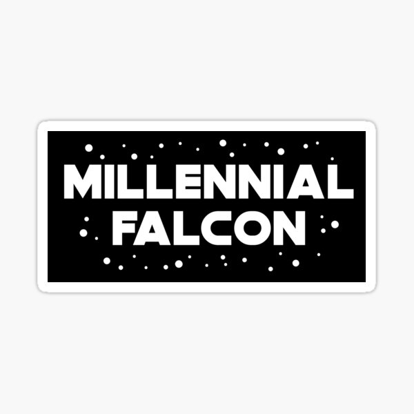 Item preview, Millennial Falcon designed and sold by kjanedesigns.
