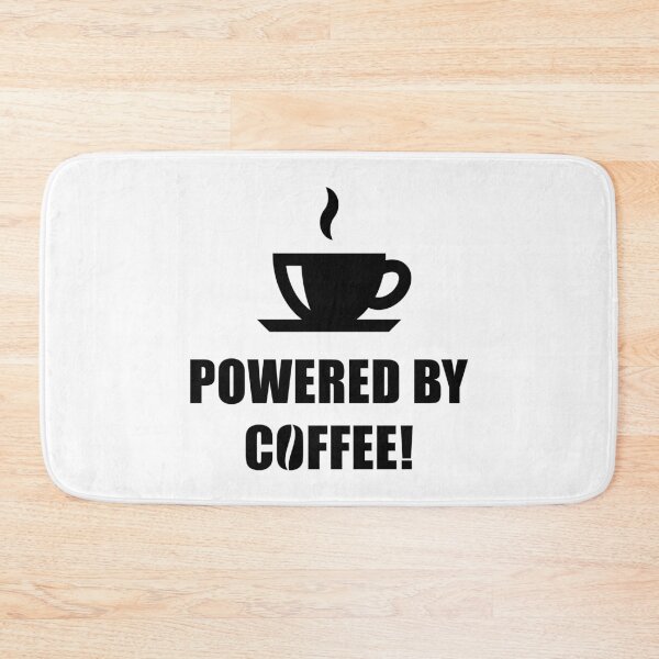 Item preview, Powered By Coffee! (Drinking Coffee / Black) designed and sold by MrFaulbaum.