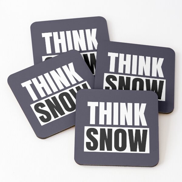 Item preview, Think Snow Cool Skier Skiing Snowboarding Snowboarder Gift designed and sold by mayamay0.