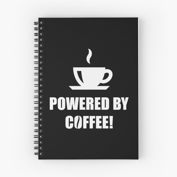 Item preview, Powered By Coffee! (Drinking Coffee / White) designed and sold by MrFaulbaum.