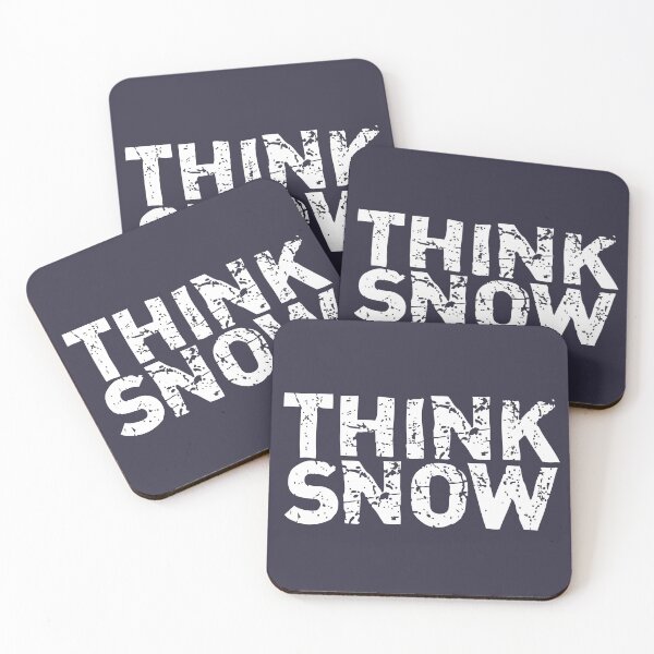 Item preview, Think Snow Cool Skier Skiing Snowboarding Snowboarder Gift designed and sold by mayamay0.