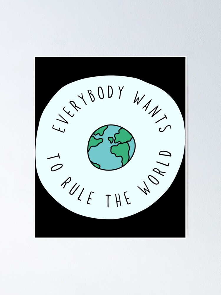 Tears For Fears Everybody wants to rule the world  Poster for Sale by  Etaaterangz