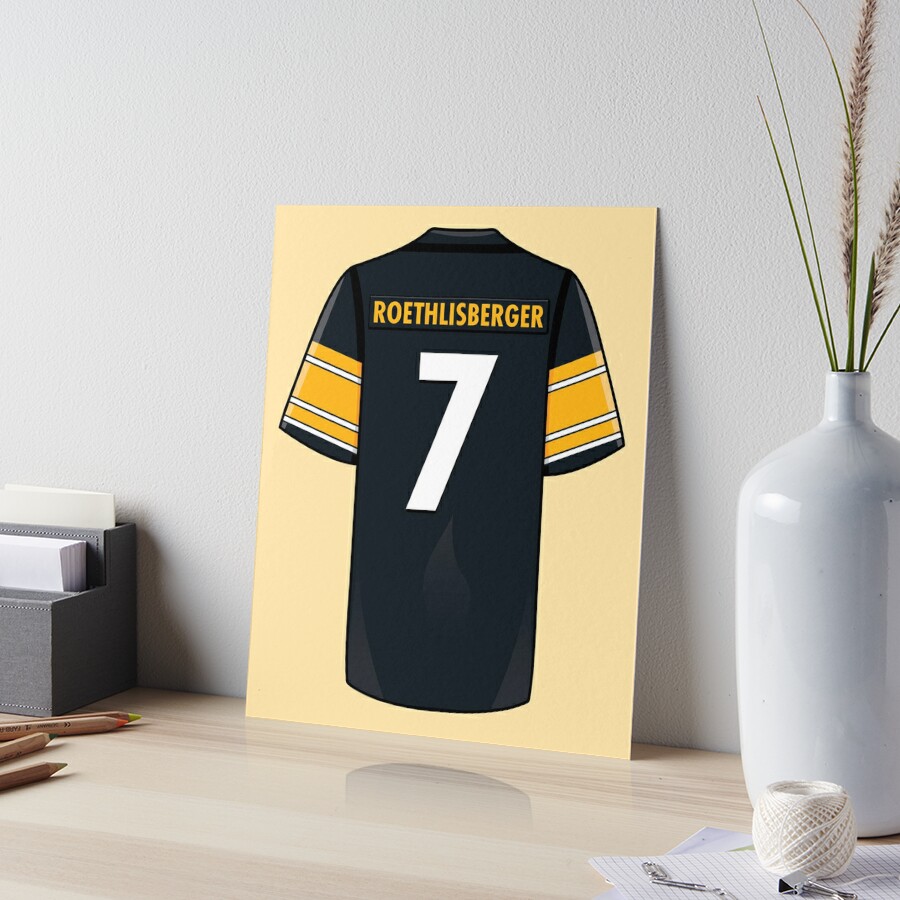 Ben Roethlisberger Jersey' Art Board Print for Sale by WalkDesigns