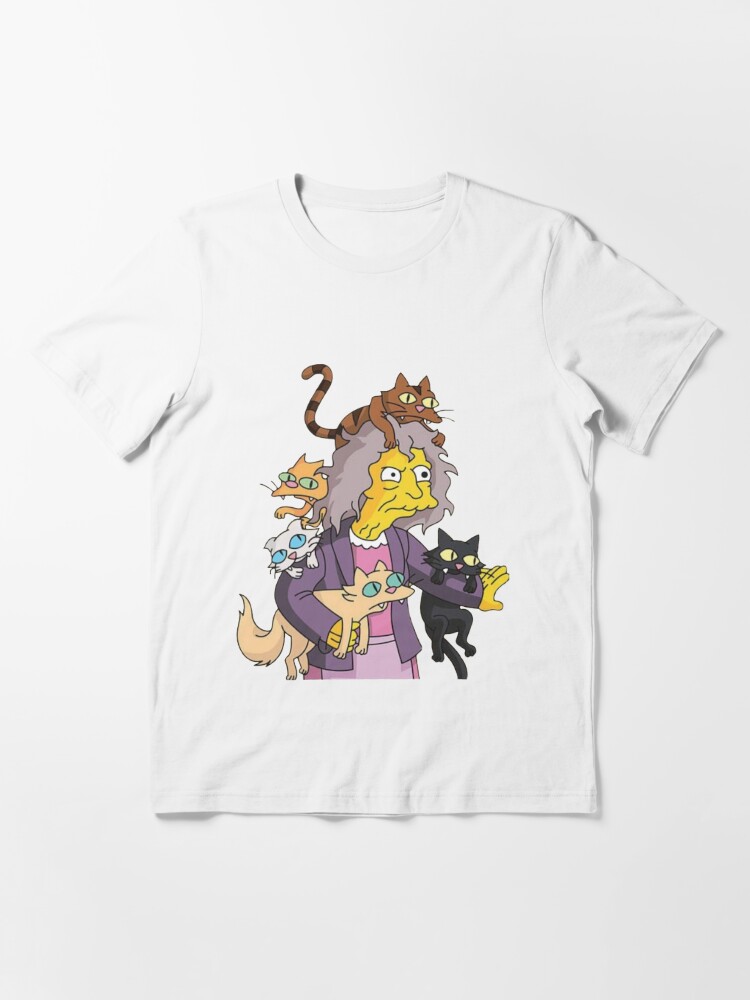 Discover Camiseta Gata Loca La Familia de Simpson Divertido para Hombre Mujer