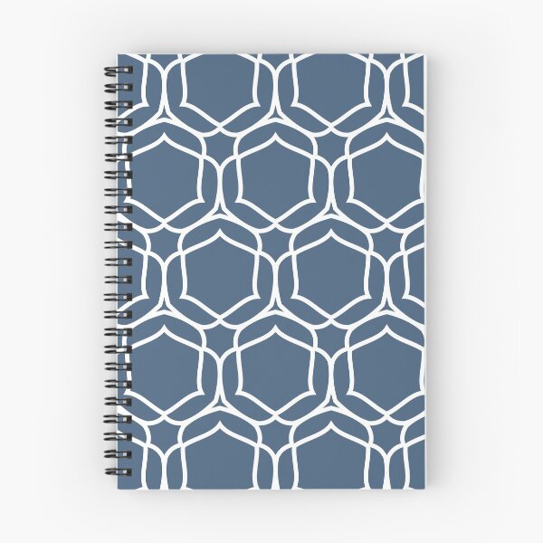 Item preview, Blue and White Overlapping Shape Tile Pattern 2 - Diamond Vogel 2022 Popular Colour Happy Tune 0648 designed and sold by ColorOfTheYears.