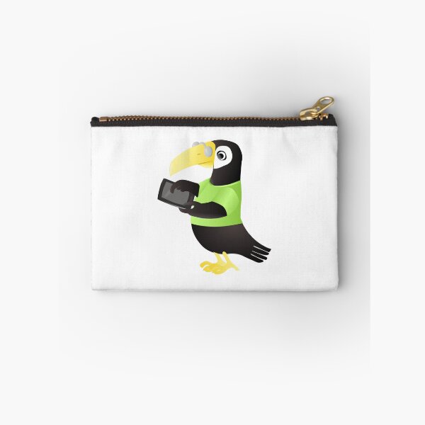 Artikelvorschau, Geek Tukan mit Tablet und Brille entworfen und verkauft von PET-SHIRTS.