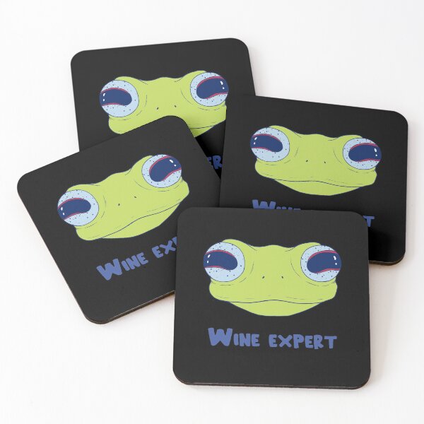 Item preview, Wine Expert Frog Face designed and sold by elevenkivi.