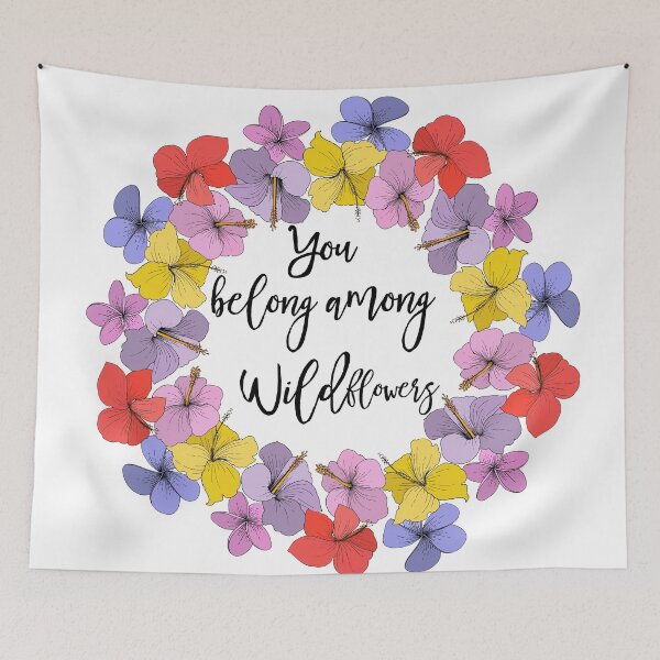 Item preview, You Belong Among Wildflowers  designed and sold by Dollfacedesign.