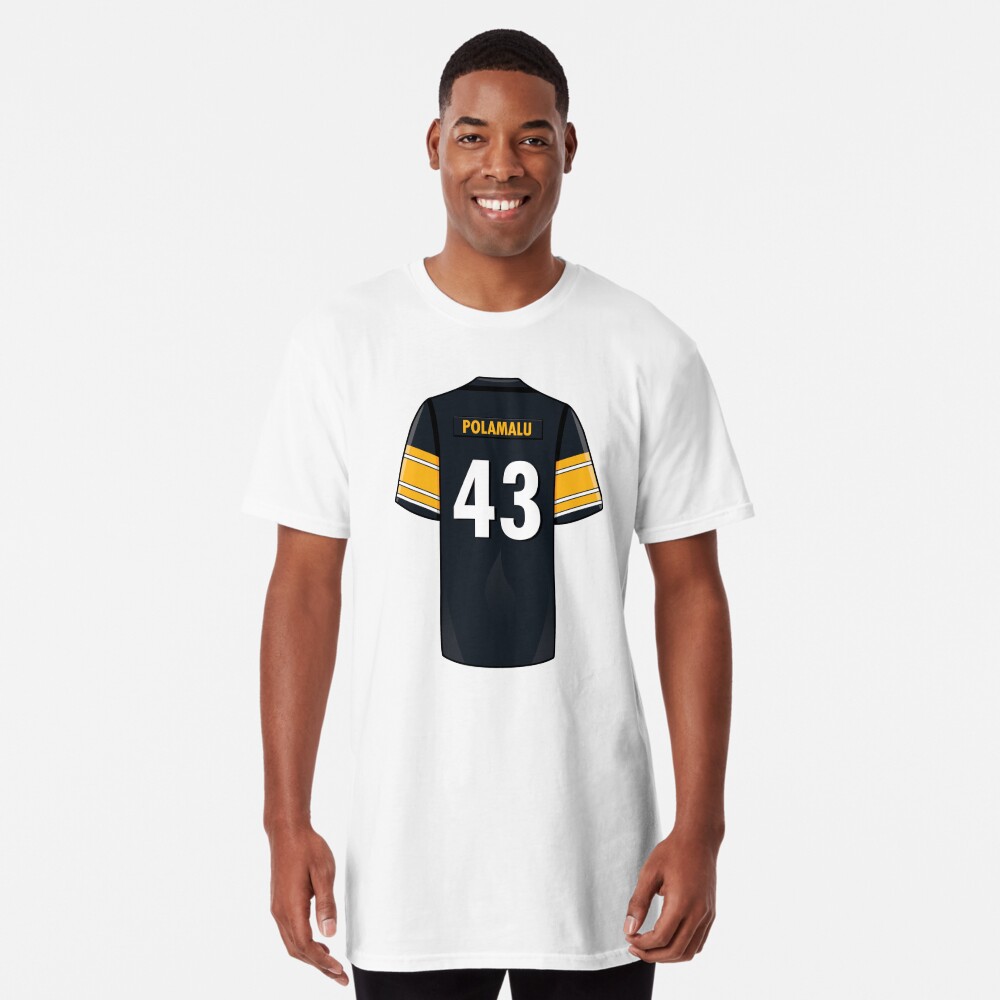 Troy Polamalu Jersey Greeting Card for Sale by WalkDesigns