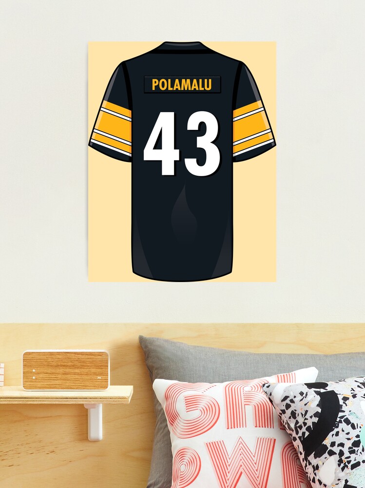 Troy Polamalu Jersey' Photographic Print for Sale by WalkDesigns