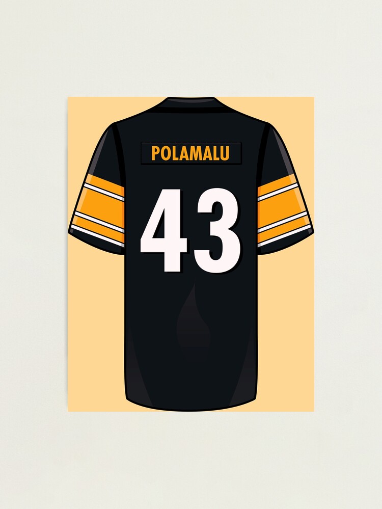 Troy Polamalu Jersey' Photographic Print for Sale by WalkDesigns