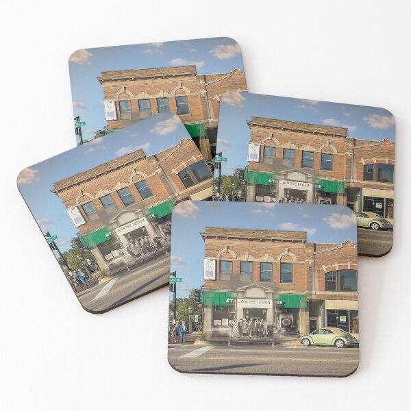 Item preview, Mashup - Geneva, IL - American Legion Members outside their Headquarters designed and sold by Shumway  Studio.