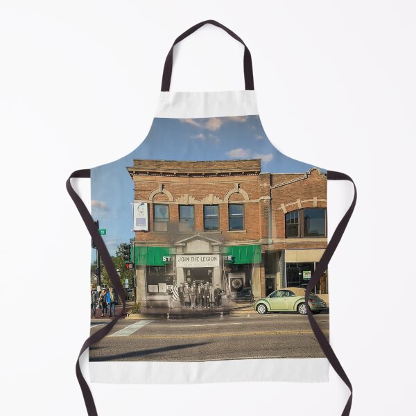 Item preview, Mashup - Geneva, IL - American Legion Members outside their Headquarters designed and sold by Shumway Studio.