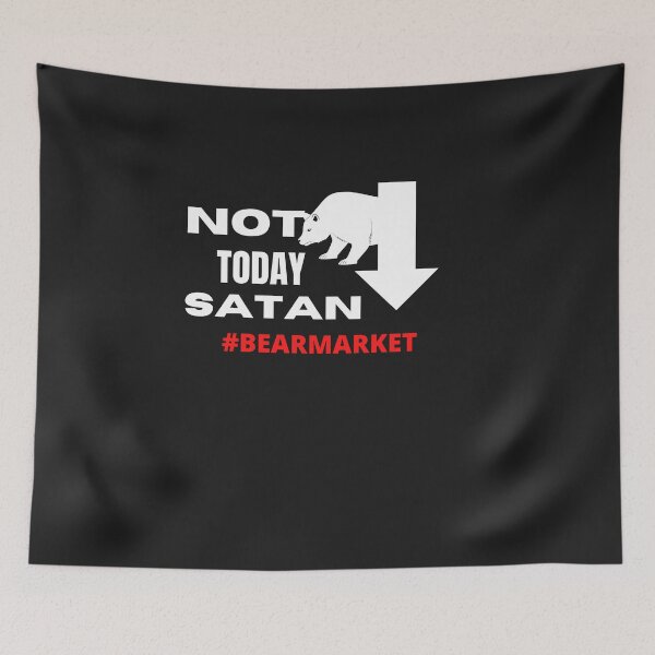 Item preview, Not today Satan- Funny – Bear market - Unique gift for stock market, crypto, options trader, forex traders and day traders  designed and sold by TradingTeesKids.