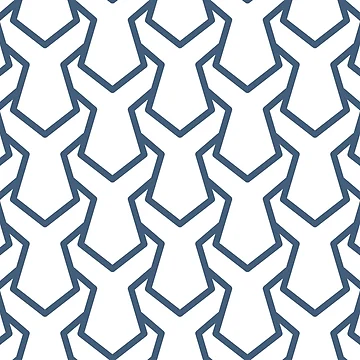Vorschaubild zum Design Blue and White Tessellation Line Pattern 11 Pairs Diamond Vogel 2022 Popular Colour Happy Tune 0648 von ColorOfTheYears